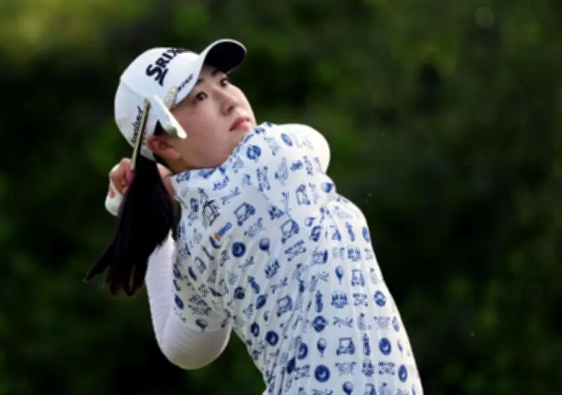 竹田麗央、米女子ゴルフ第3日5位キープも首位と6打差