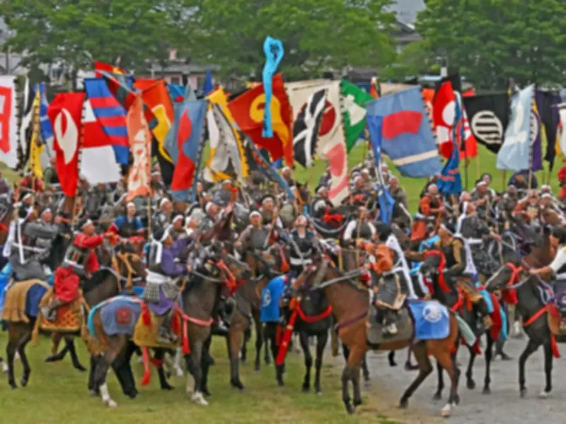 相馬野馬追で神旗争奪戦 約380騎が壮麗な戦国絵巻
