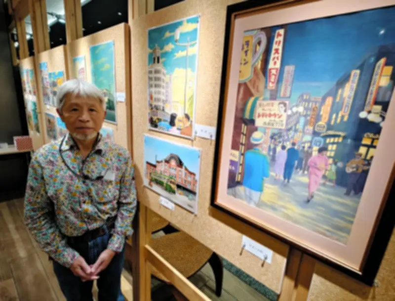 中野区で昭和アート集大成展、毛利さんが40年の軌跡を展示