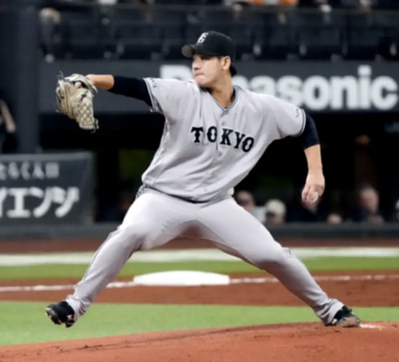 巨人・井上が4勝目、日本ハムの連勝3でストップ