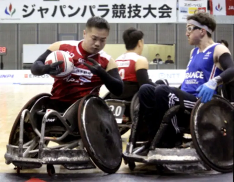 車いすラグビー日本代表、6戦全勝で決勝進出　ジャパンパラ大会