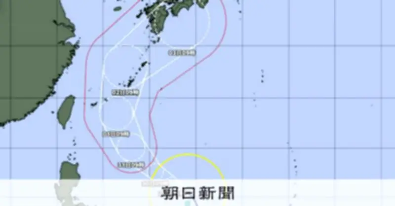 台風6号、週明けに沖縄・奄美接近へ　その後四国方面に進路変える可能性も