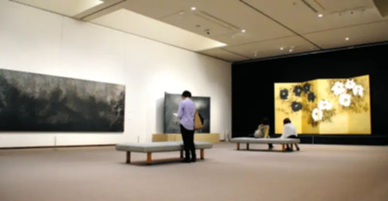 水墨画の魅力を「7つのとびら」で案内 茨城県近代美術館で企画展
