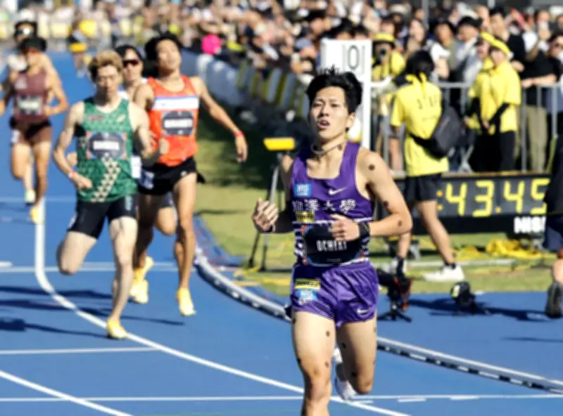 落合晃が800メートルで日本新記録、1分43秒45で優勝