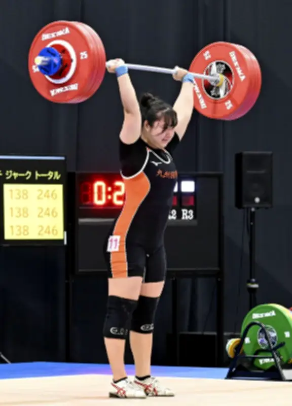 重量挙げ全日本選手権、女子86キロ級で長島和奏が日本新記録で優勝