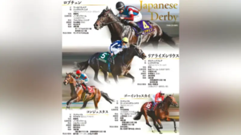 第93回日本ダービー、混戦模様で3歳馬頂点争い 18頭が夢舞台に
