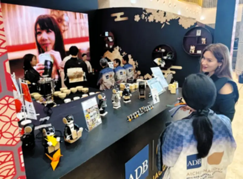 ADB年次総会、日本ブースで次回開催地の愛知・名古屋の魅力をPR