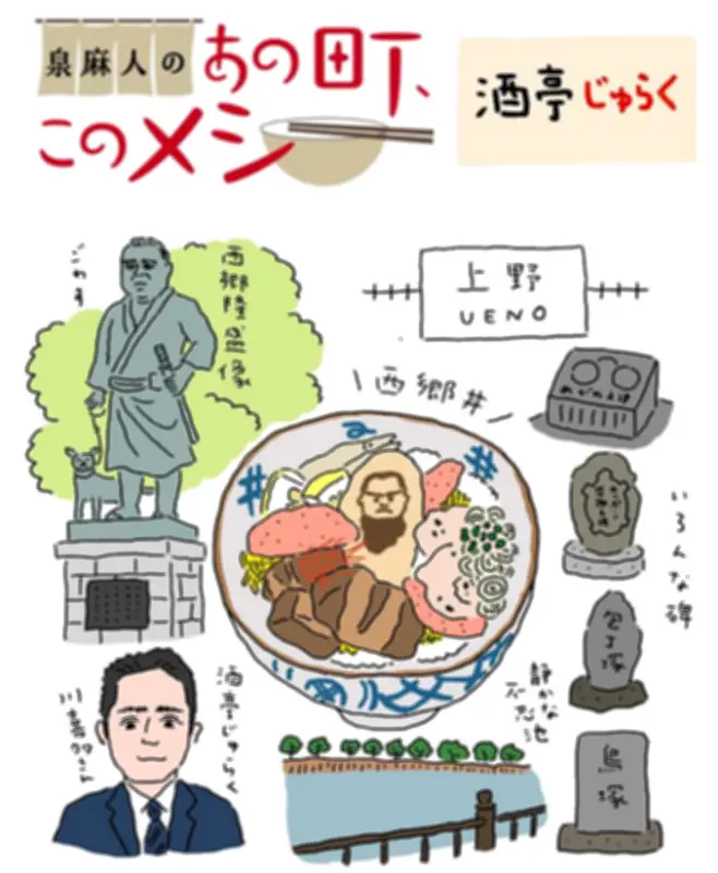 上野アメ横で西郷丼を堪能『酒亭 じゅらく 上野店』の魅力