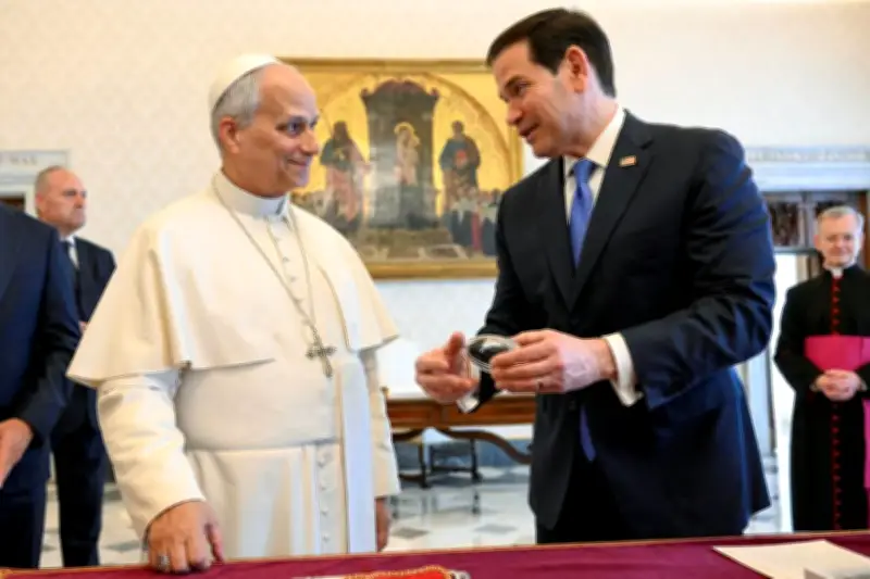ローマ教皇、ルビオ米国務長官と面会 関係改善と中東情勢を協議