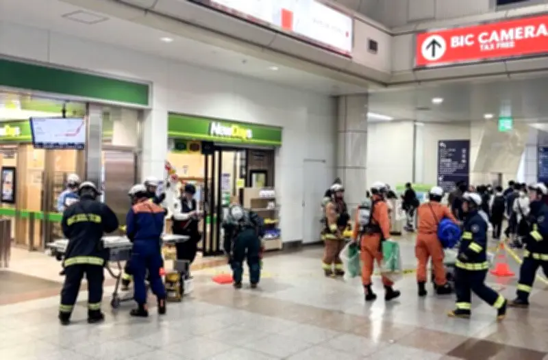 ＪＲ横浜駅で液体噴霧、１６歳少年を逮捕 東海道線異臭騒ぎ