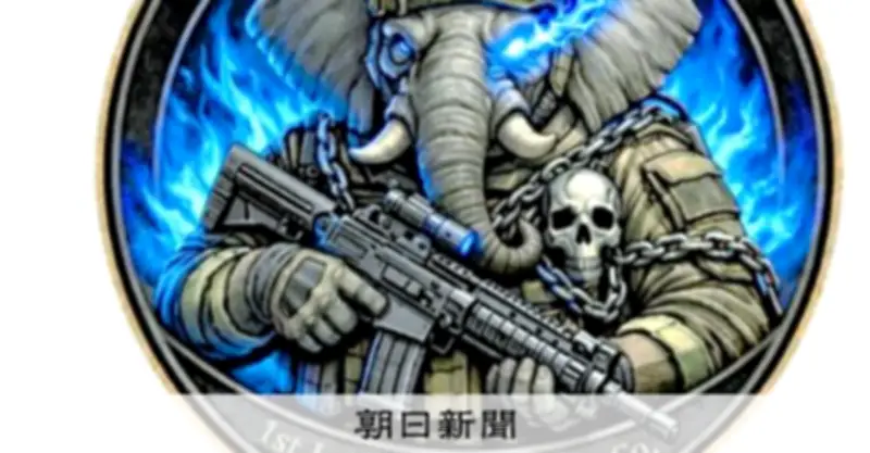 陸自部隊ロゴ、ドクロや小銃のデザインに批判殺到で使用中止