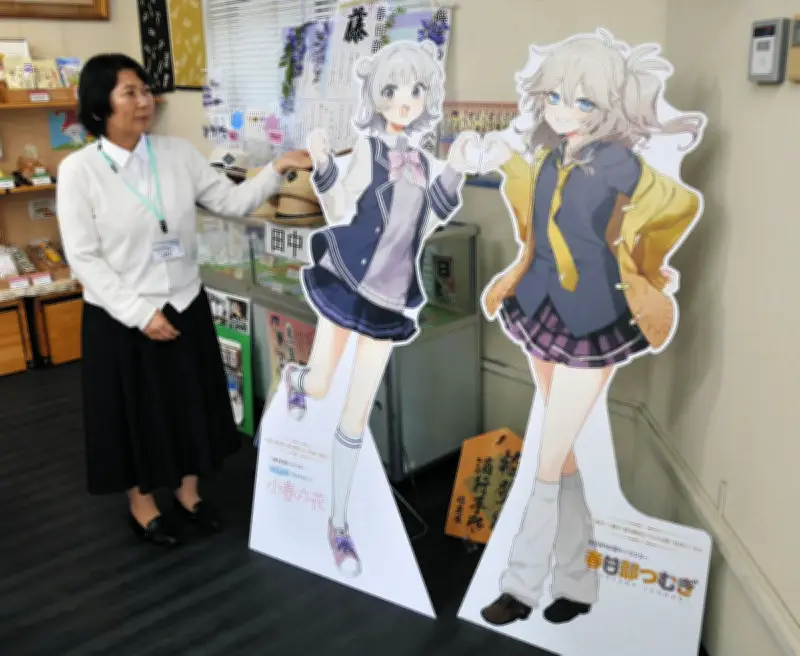 春日部つむぎと小春六花がコラボ！等身大パネル展示とスタンプラリー