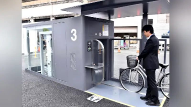 ＪＲ神戸駅に地下タワー式駐輪場完成、６８０台収容で６月稼働