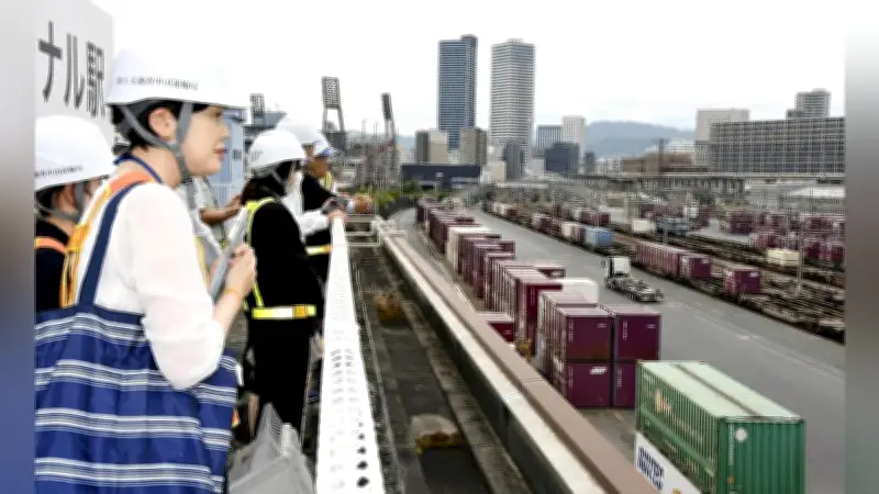 JR貨物広島支店、鉄道コンテナ輸送の見学会を開催　環境負荷低減をPR