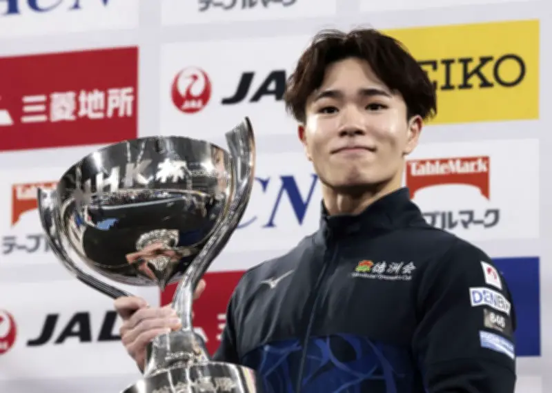 岡慎之助がNHK杯V3で世界体操代表に、橋本大輝は2位