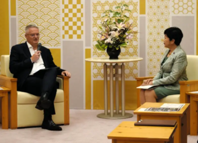 小池知事、OECD事務総長と会談「自治体課題にスピード感を」