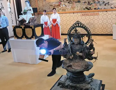 江島神社の国重文・弁財天像を3Dデータ化、複製も可能に
