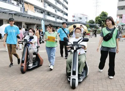 高島平団地で学生が提案する暮らし向上の実証実験、電動モビリティに期待