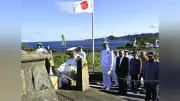 日本海海戦から121年、対馬市で日露戦没者の慰霊祭 平和への願い新た