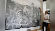 ときわ動物園の全13種サルを鉛筆画に、宇部の建築士が10年かけ完成