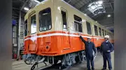 小坂鉄道レールパークでキハ2101が修復完了、往時の雄姿が復元