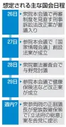 国家情報会議法案、27日成立へ 再審見直し国会論戦開始