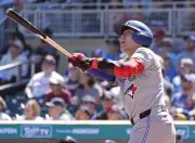 岡本、3試合連続本塁打の9号2ラン 大谷は1番、鈴木5番で出場