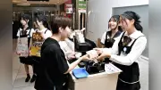 岡山南高生が開発したスイーツ、天満屋で販売会 ３１日まで