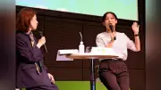 高木美帆さん、岩手でトーク「等身大の言葉で発信」 引退後初来県