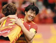J1名古屋が西の首位浮上、運動量でG大阪圧倒 選手入れ替え奏功