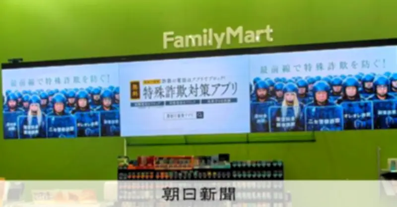 ファミマ全1.1万店で特殊詐欺防止動画、警察庁が感謝状