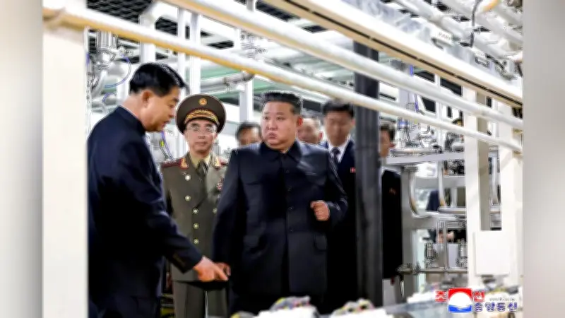 金正恩氏、新型核物質工場を視察…兵器級生産能力が2倍に拡大と主張