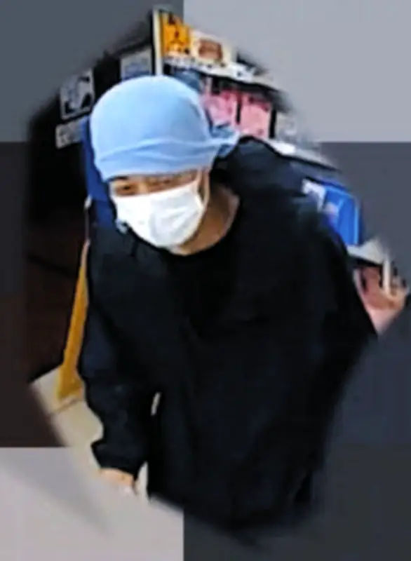 岐阜・安八町のコンビニ強盗、防犯カメラ映像公開　容疑者は50～60代の男