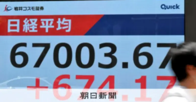 日経平均、初の6万7000円台に到達 AI・半導体関連株が牽引