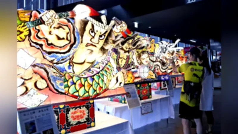 「ミニ」でも迫力満点！ねぶた祭の伝統を若手が継承、青森で展示