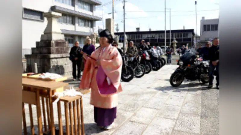 輪島の重蔵神社が「ライダーズ神社」に認定、バイク愛好家を誘致へ