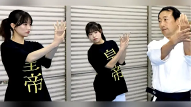 岐阜県発アイドル「はちペラ」、合気道六段の知事から護身術を学ぶ