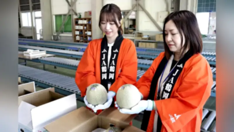 庄内特産メロン出荷開始　甘さ際立つアンデスメロンが関東へ