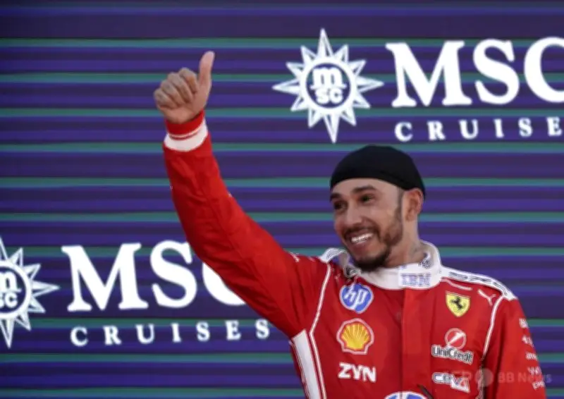 ハミルトンがフェラーリ移籍後初優勝、英国勢が表彰台独占 スペインGP