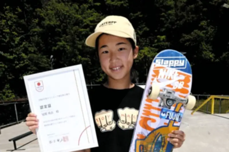 スケートボード世界大会V、中学2年尾関萌衣さん「少しずつ五輪に近づく」