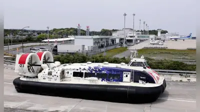 ホーバークラフト夜間クルーズ、別府湾で毎週金曜に周遊便開始へ
