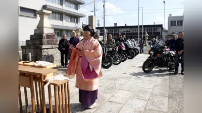 輪島の重蔵神社が「ライダーズ神社」に認定、バイク愛好家を誘致へ