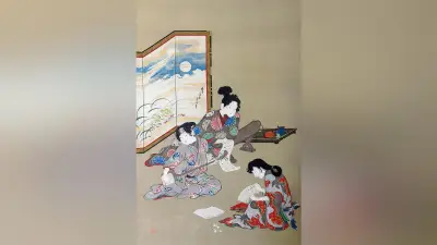 吉川家が愛でた名品２６点、初公開の狩野養信「婦女遊楽図」も 岩国で企画展
