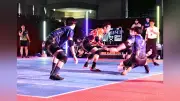 アジア大会カバディ代表候補が東海市でエキシビション、市民250人が熱戦に声援