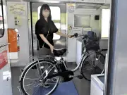下郷町でレンタサイクル事業開始、会津鉄道の列車内に自転車持ち込み可能