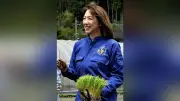 五輪メダリスト小谷実可子さん、大分・玖珠町で初の田植え体験「世界に広めたい」